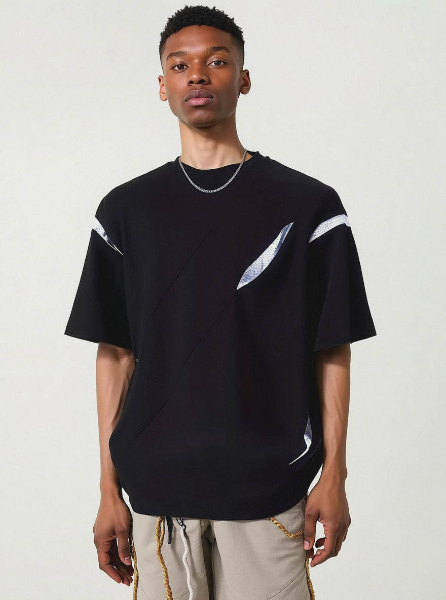 Överdimensionerad streetwear-t-shirt